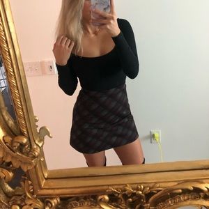 Plaid skirt